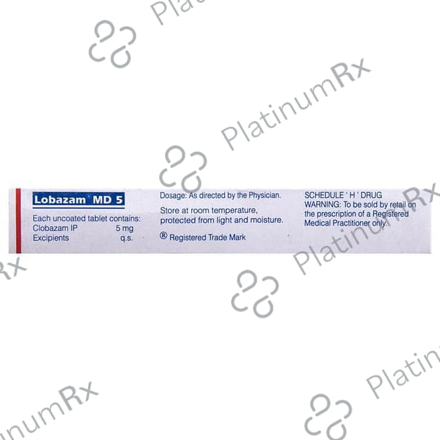 Lobazam 5mg Tablet