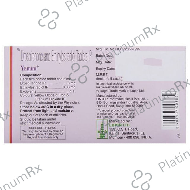 Yamini 3/0.035mg Tablet 21s