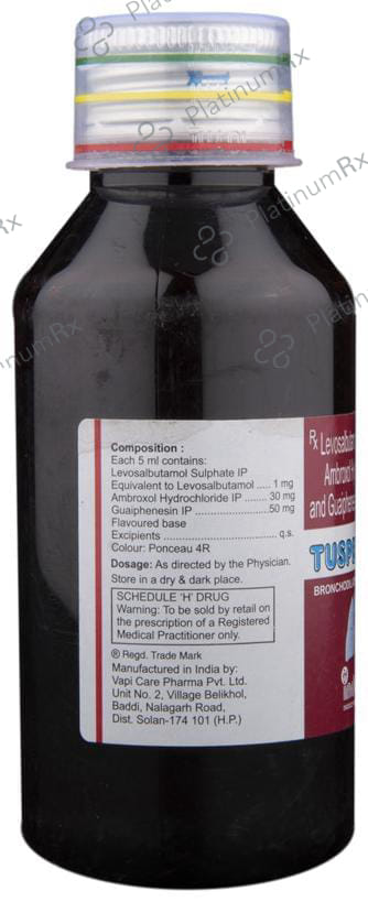 Tuspel LS 1/50/15mg Expectorant 100ml