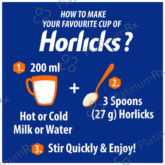 Horlicks Drink with Vitamin C, D & Zinc - For Bones & Metabolism - Flavour Powder Classic Malt