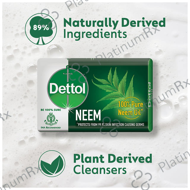 Dettol Neem Soap (75gm Each) 1s