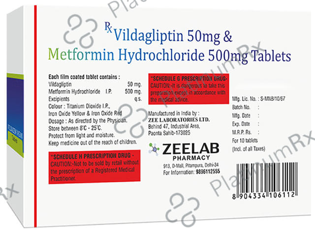 Vildazem-M 500 Tablet