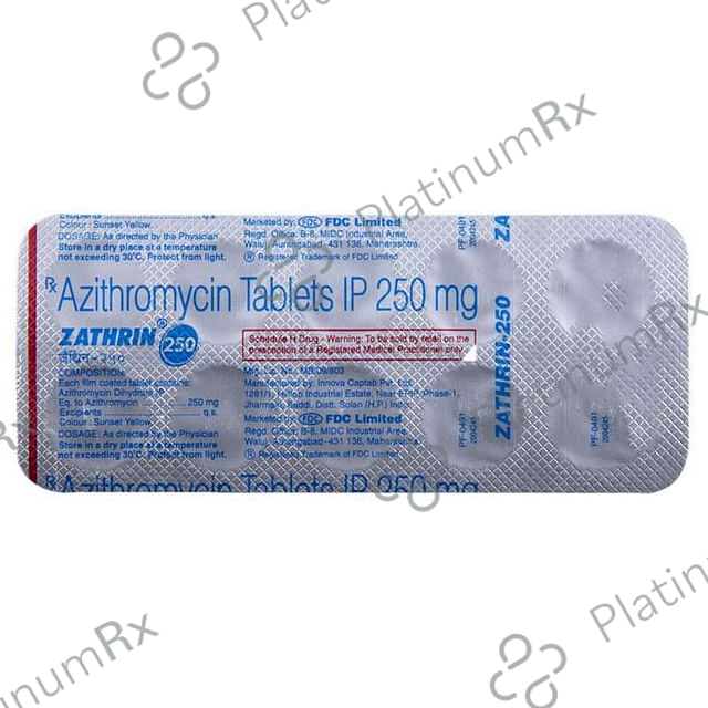 Zathrin 250mg Tablet 10s
