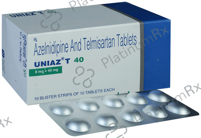 Uniaz T 40/8mg Tablet 10s