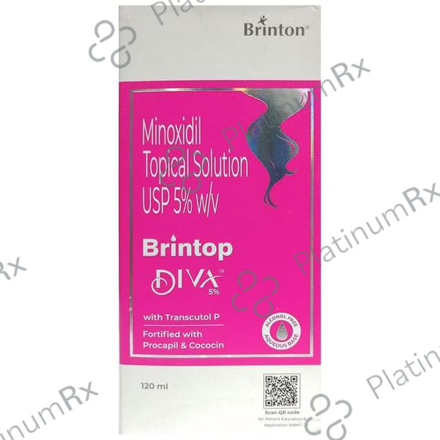 Brintop Diva 5% Topical Solution 120ml