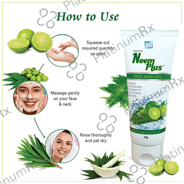 PIL Neem Plus Face Wash Gel
