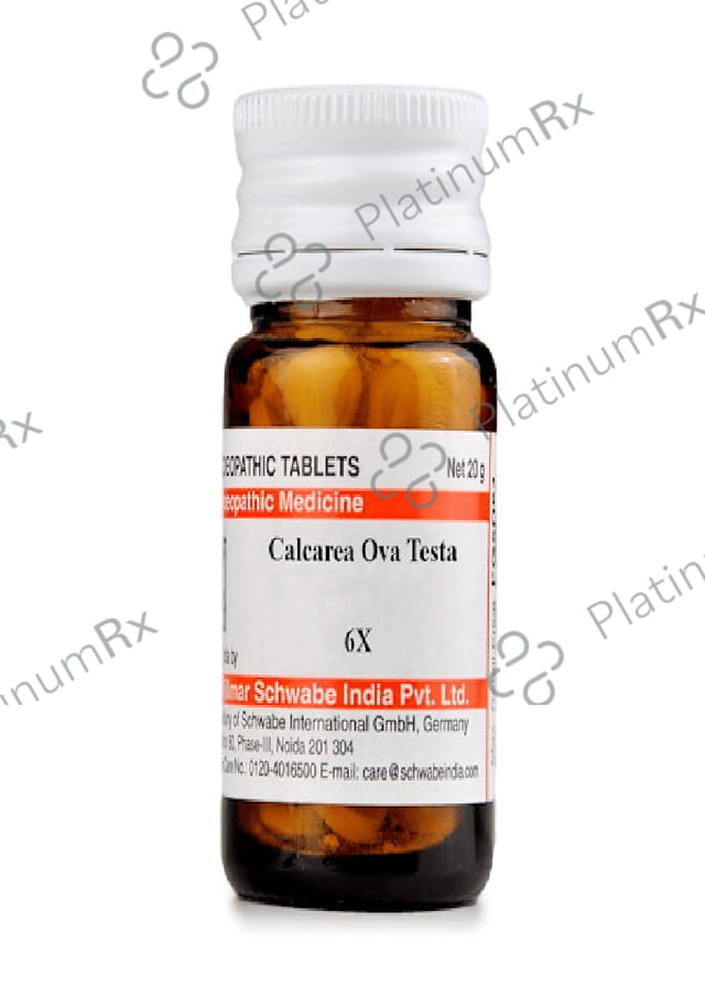 Dr Willmar Schwabe India Calcarea Ova Testa Trituration Tablet 6X