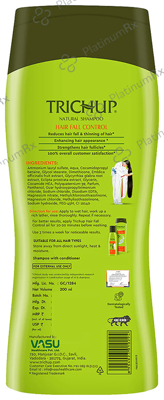 Trichup Hair Fall Control Herbal Shampoo 400ml