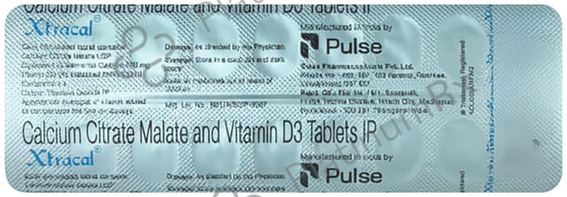 Xtracal 250mg/500IU Tablet 15s