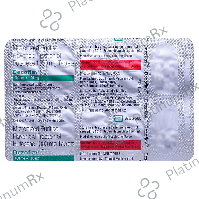 Dezoflav 1000mg Tablet 10s