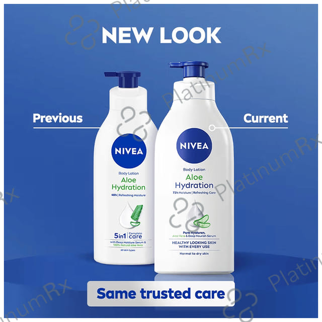 Nivea Aloe Hydration Body Lotion - 5 in 1 Complete Care for All Skin Types 400 ml