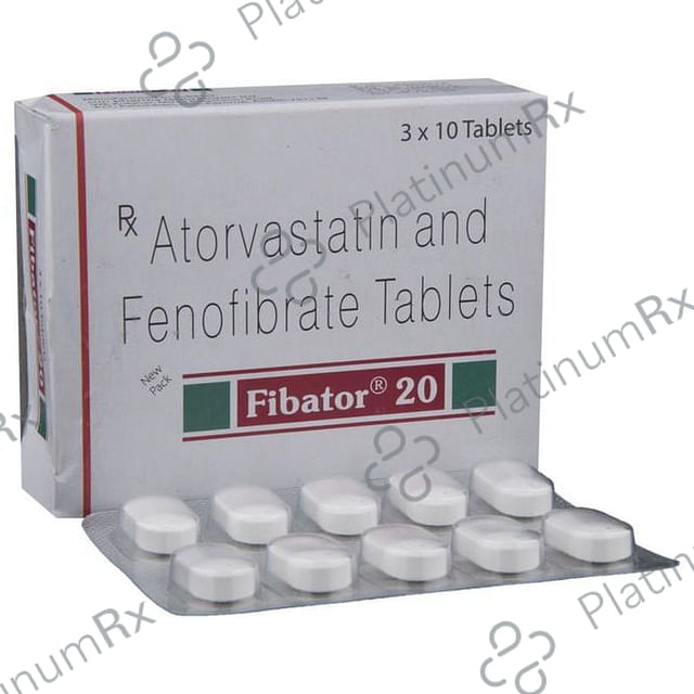 Fibator 20/145mg Tablet 10s