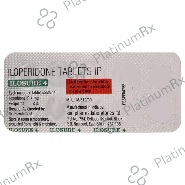 Ilosure 4mg Tablet 10s