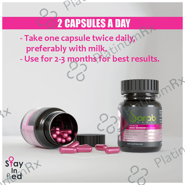 Sarab Herbs Stay In Bed Premium Libido Vitalizer for Women Capsule