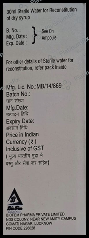 Podfem-CV Dry Syrup Mango