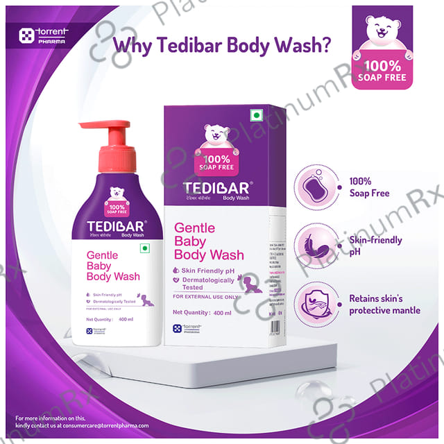 Tedibar Gentle Baby Body Wash 400ml