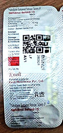 Nefidinol Retard 10mg SR Tablet 10s