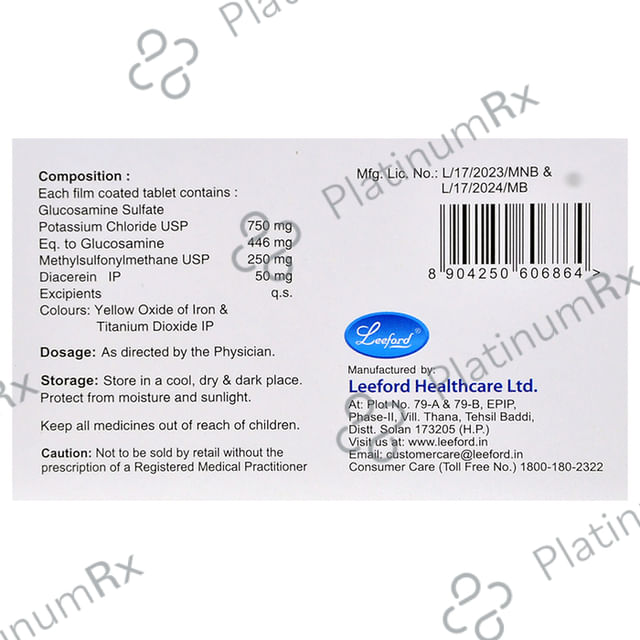 Glucozone 50/750/250mg Tablet 10s