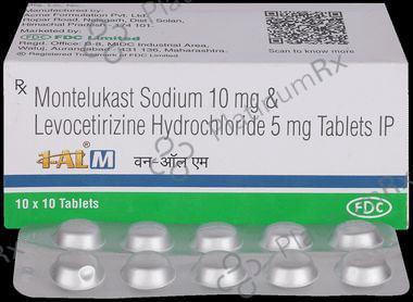 1 AL M 5/10mg Tablet 10s