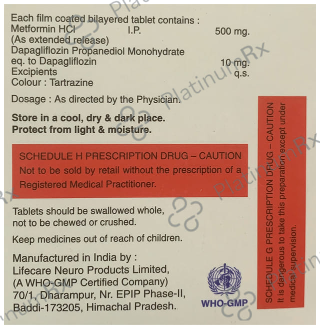 Gluvoid M 10/500mg Tablet ER 10s