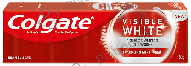 Colgate Visible White Teeth Whitening Fluoride Toothpaste 50gm