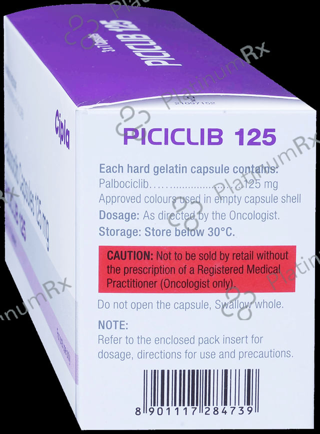 Piciclib 125mg Capsule 7s*3 Bottle