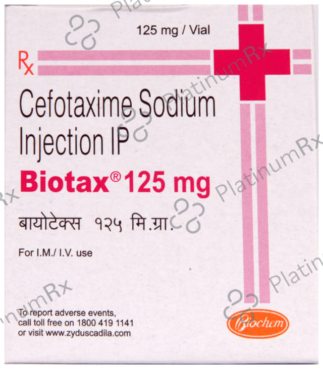 Biotax 125mg Injection 1s