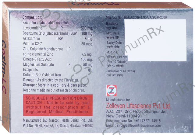 Cozim LC Tablet 10s