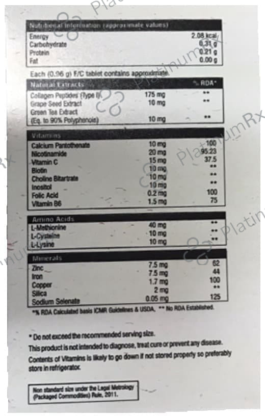 HairFul Tablet for Women & Men Hair Care (10 Each) 8 Strip