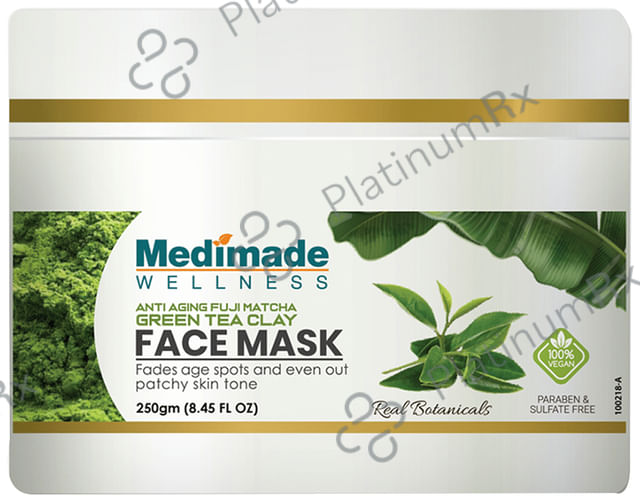 Medimade Wellness Anti Aging Fuji Matcha Green Tea Clay Face Mask