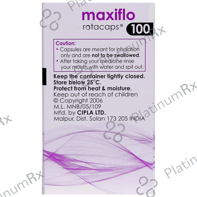 Maxiflo 100/6mcg Rotacap 30s