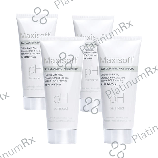 Maxisoft Deep Cleansing Face Masque (100gm Each) 4 Tubes