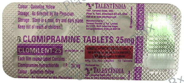 Clomilent 25mg Tablet 10s