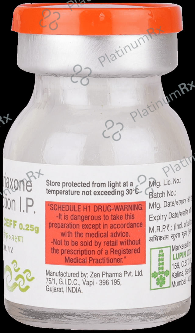 Xone Ceff 250mg Injection