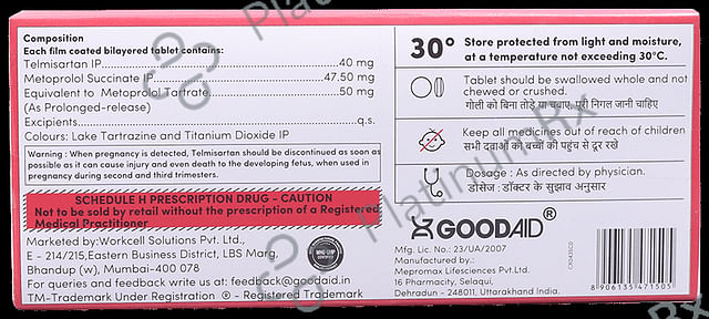 Aidsartan Beta 50 Tablet PR