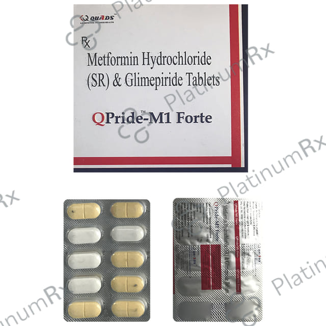 QPride M1/1000mg Forte Tablet SR 10s