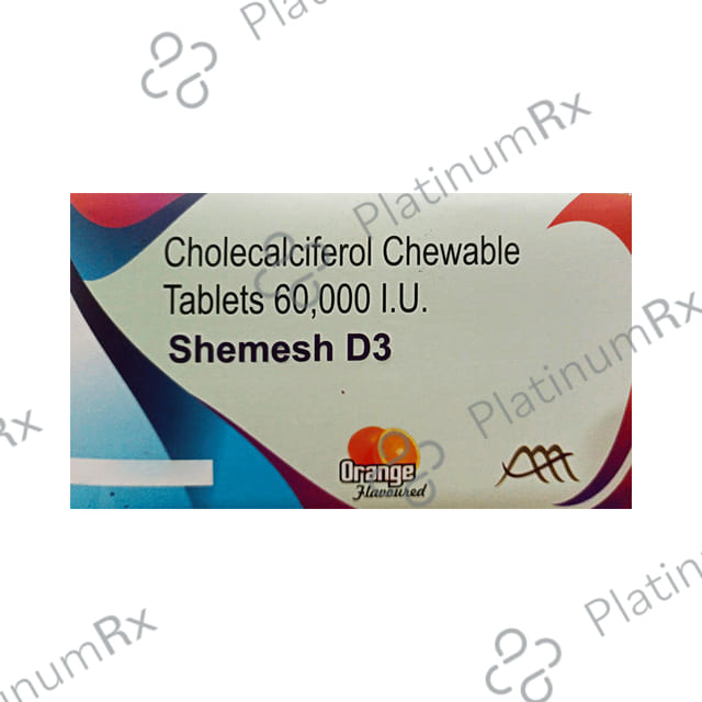 Shemesh D3 Chewable Orange Tablet 4s