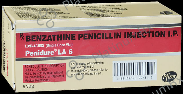 Penidure LA 600000IU Injection 2ml