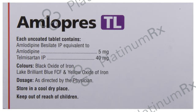Amlopres TL 40/5mg Tablet 10s