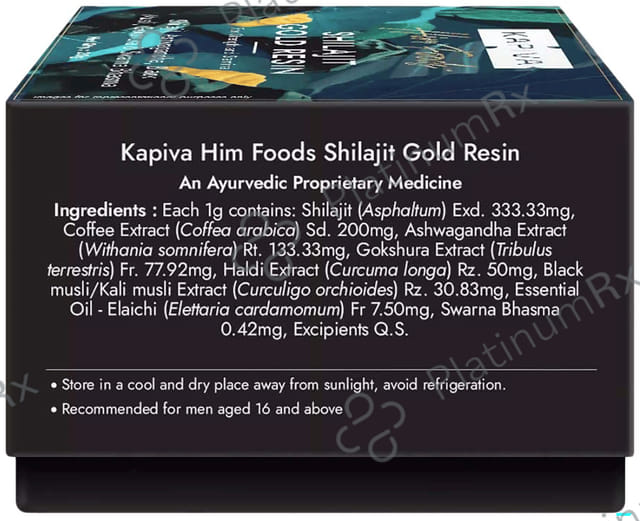 Kapiva Shilajit Gold Resin 20gm