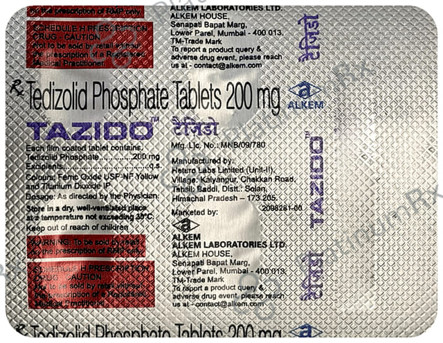 Tazido 200mg Tablet 6s