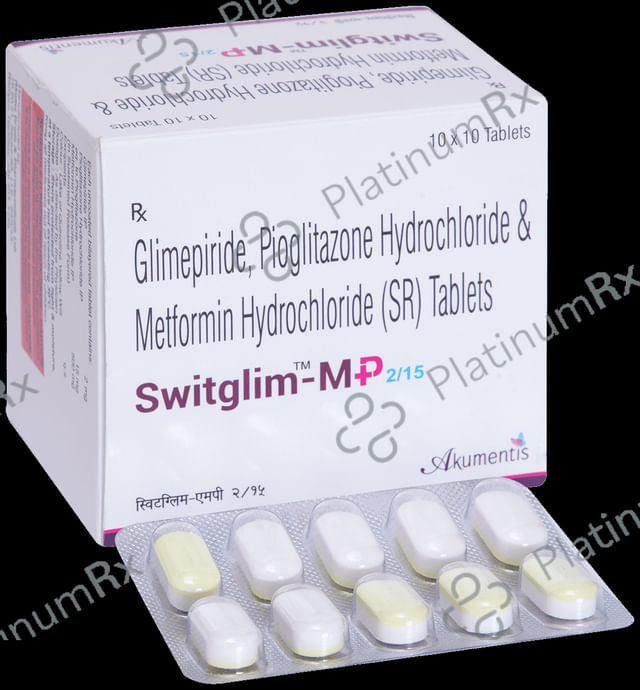 Switglim MP 2/500/15mg Tablet 10s