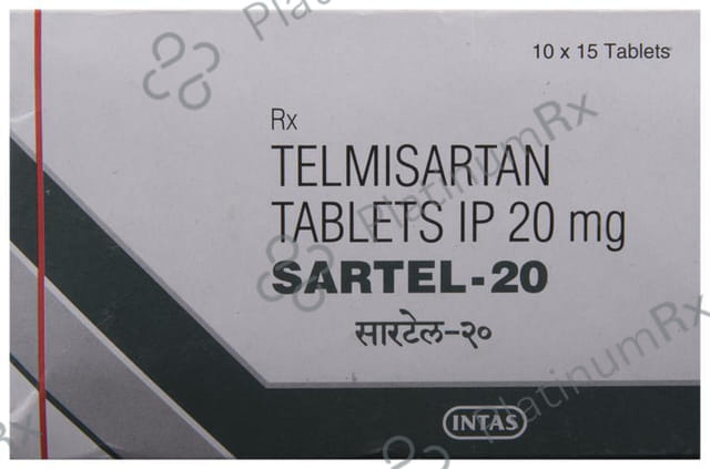 Sartel 20mg Tablet 15s