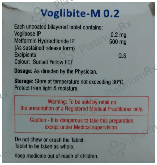 Voglibite M 0.2mg Tablet SR 10s