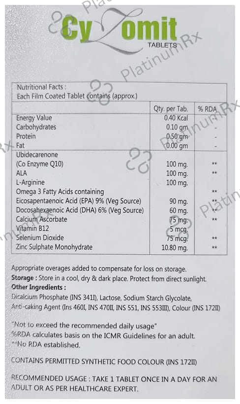 Cyzomit Tablet 10s