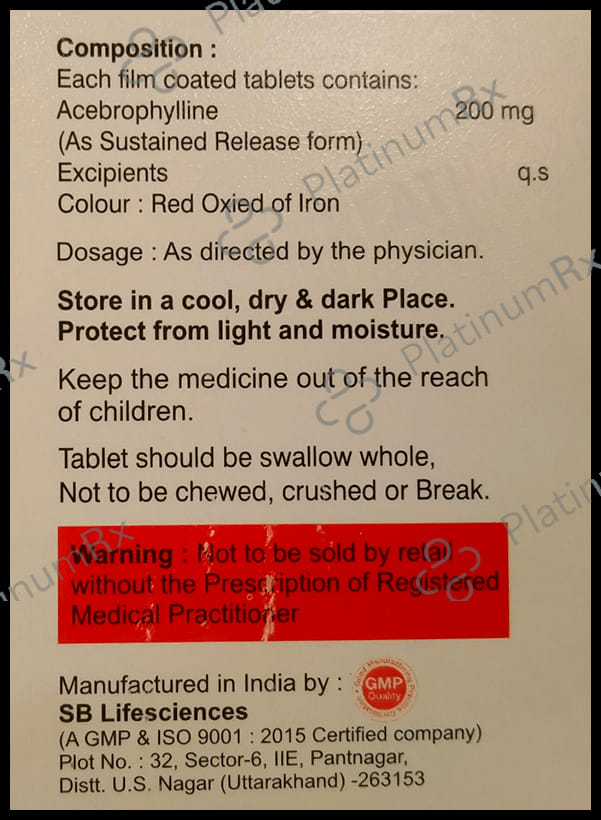 AC Breathe 200mg SR Tablet 10s