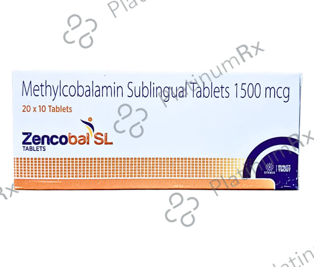 Zencobal SL 1500mcg Sublingual/Tablet DT 10s