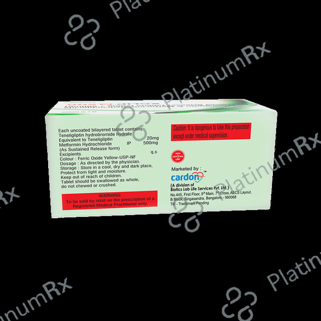 Xglip M 500mg/20mg Tablet