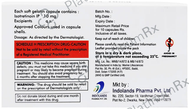 Indotroin 10 Capsule Soft Gelatin Capsule
