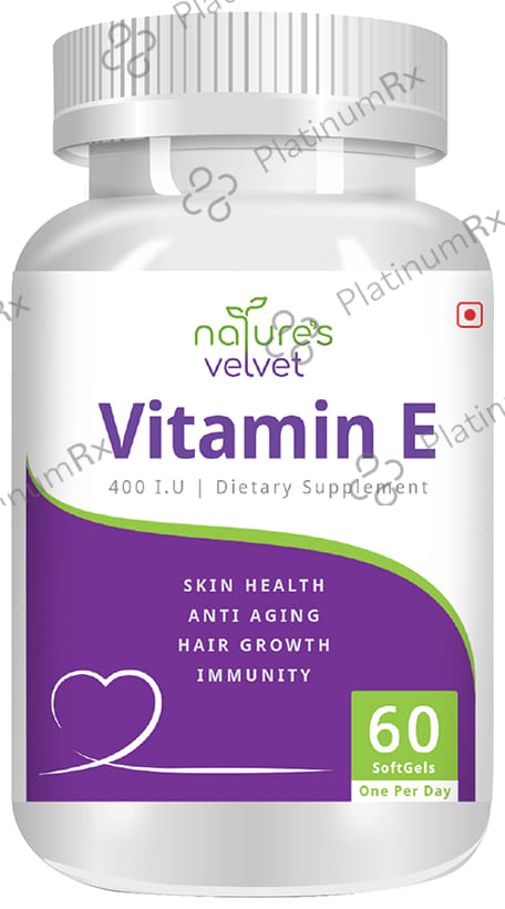 Nature's Velvet Vitamin E 400IU Capsule 60s